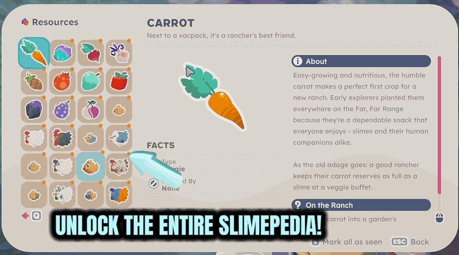 Slime Rancher 2 — Slimepedia Unlocker (screenshot 5)
